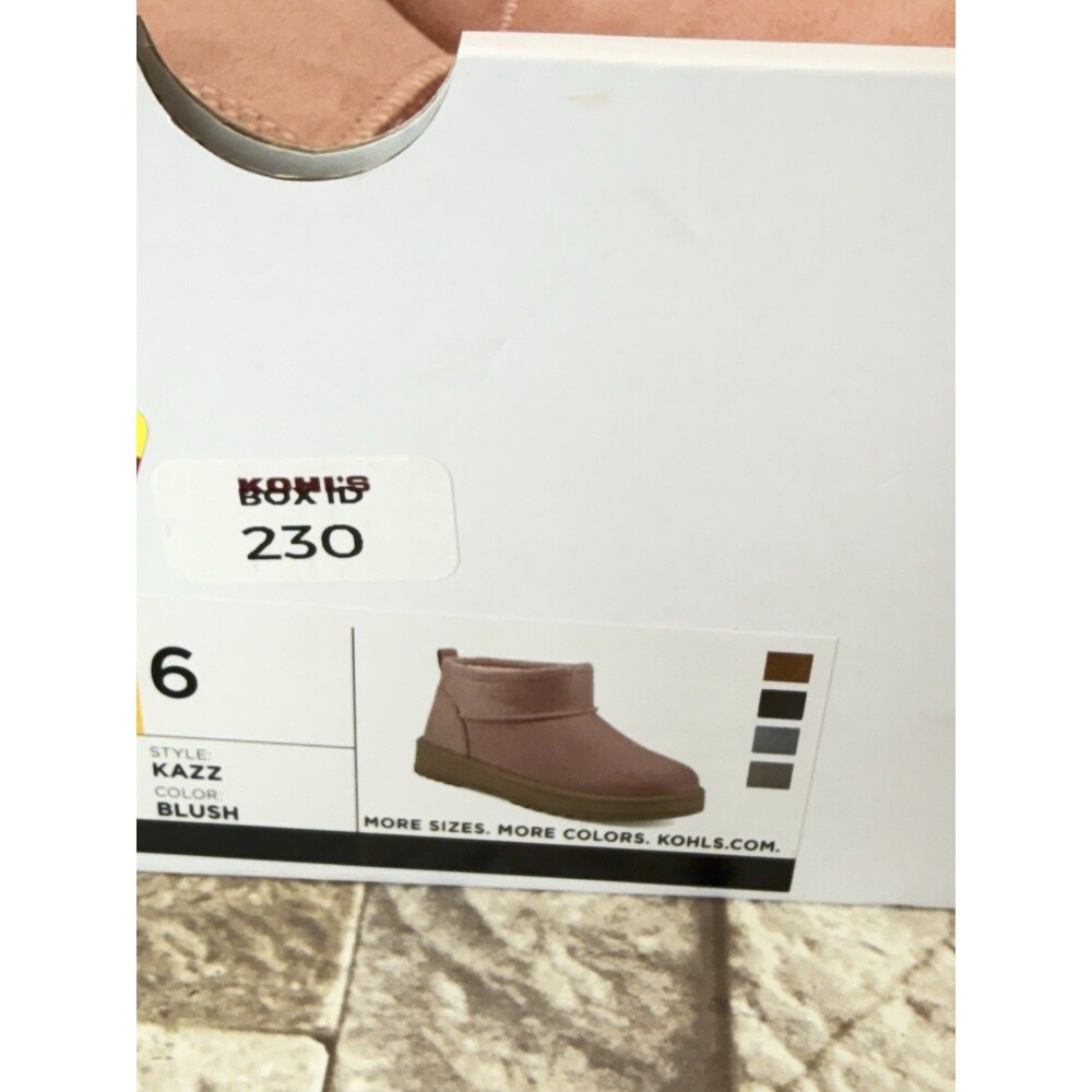 Sonoma Goods For Life Girl's Kazz Ankle Boots JL3 Cognac Size 6 M - Picture 13 of 14